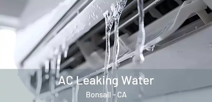 AC Leaking Water Bonsall - CA
