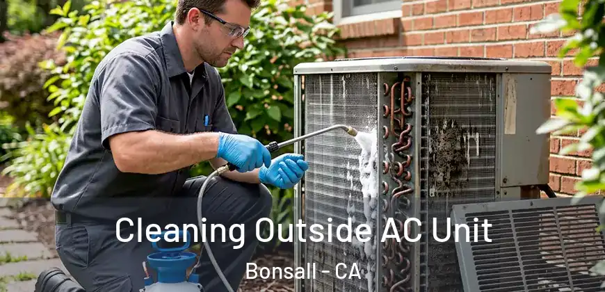 Cleaning Outside AC Unit Bonsall - CA
