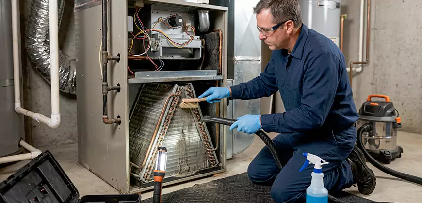 Furnace Coil Cleaning in Bonsall