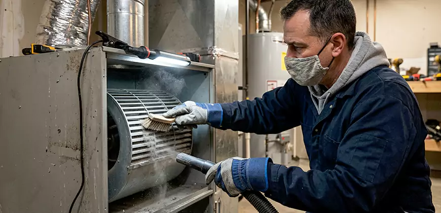 HVAC Blower Compartment Cleaning in Bonsall