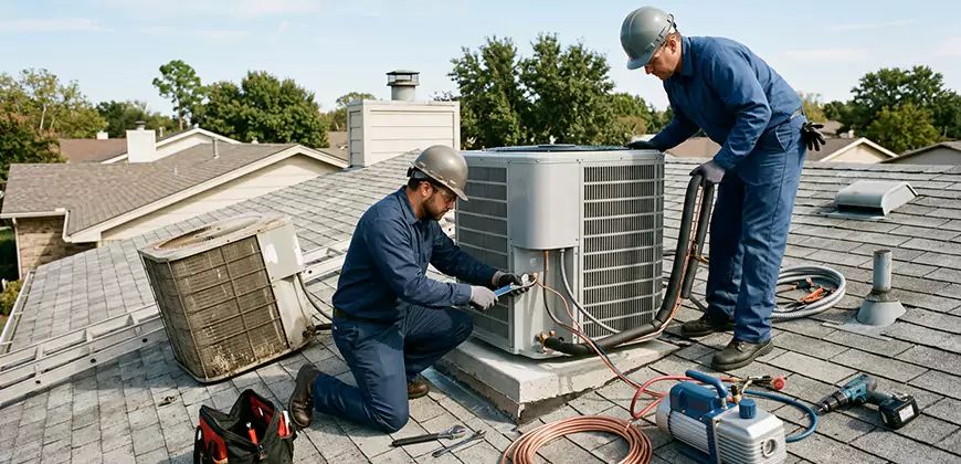 High-Efficiency Condenser Installation in Bonsall